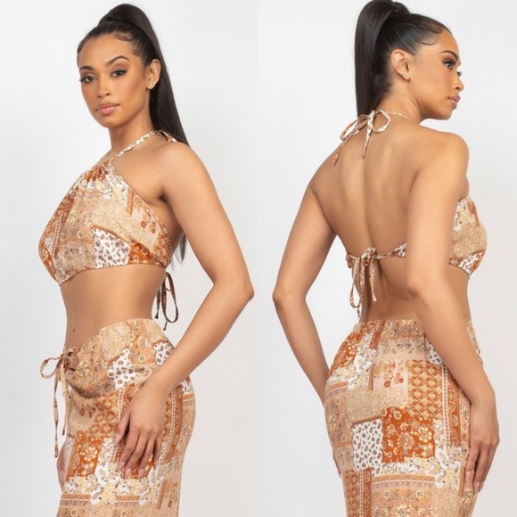 🆕BELIZE boho crop top and skirt set - Picture 4 of 10